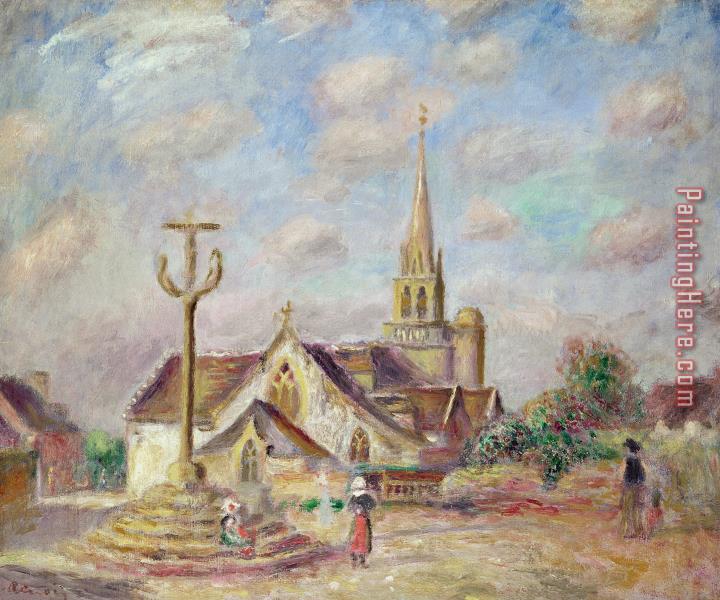 Pierre Auguste Renoir The Calvary at Pont Aven